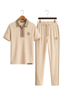 Men's Premium Summer Polo Tracksuit - 2 Piece Set
