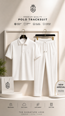 1 Pc Men's Polyester Printed T-Shirt & Shorts Tracksuit